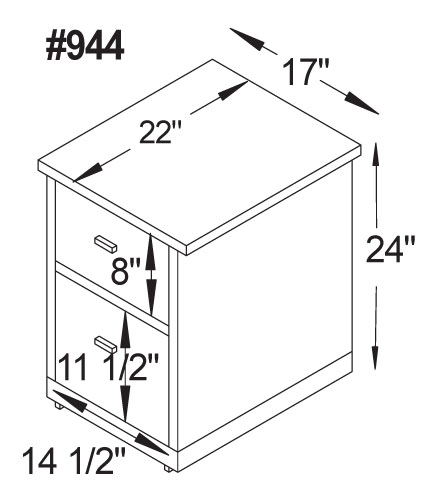Rolling File Cabinet Dimensions