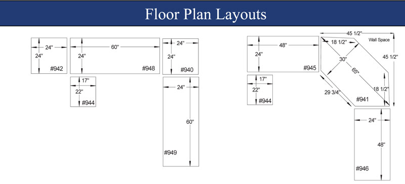 Mission Modular Office Collection Floor Plan