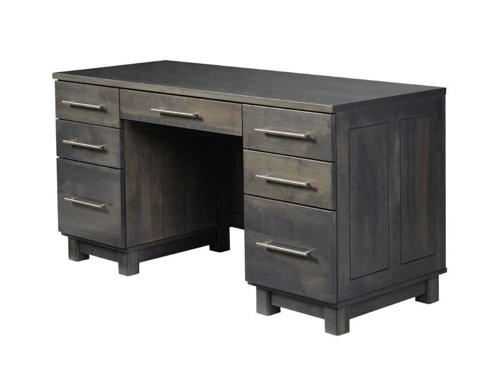 60 inch 7- Drawer Urban Credenza Desk 