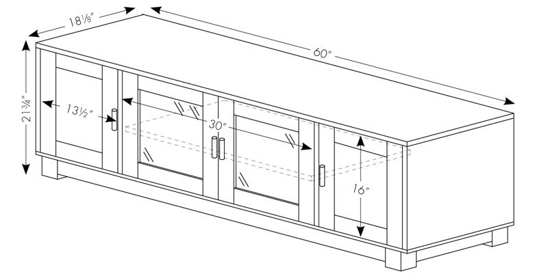 522 TV Stand Dimensions