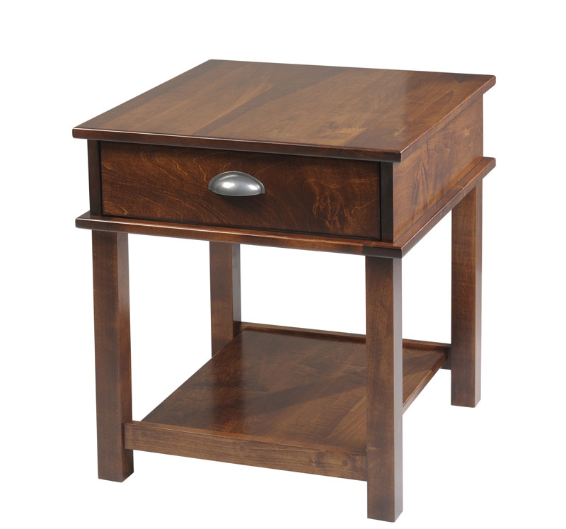 Buckhannon 222 End Table in Brown Maple with an OCS 113 Stain