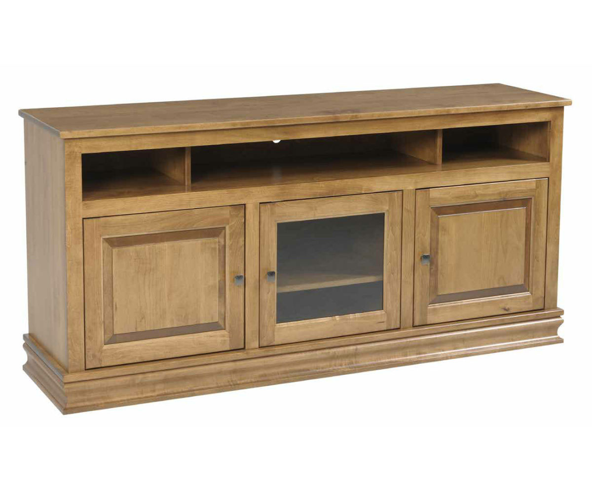 Burlington TV Stand with Open Top  and 3-Doors