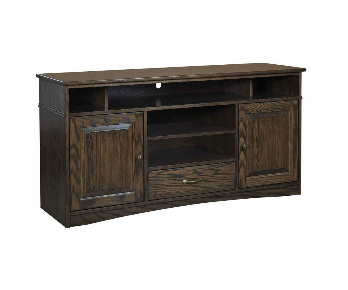 Economy Traditional Style 2 Door TV Stand