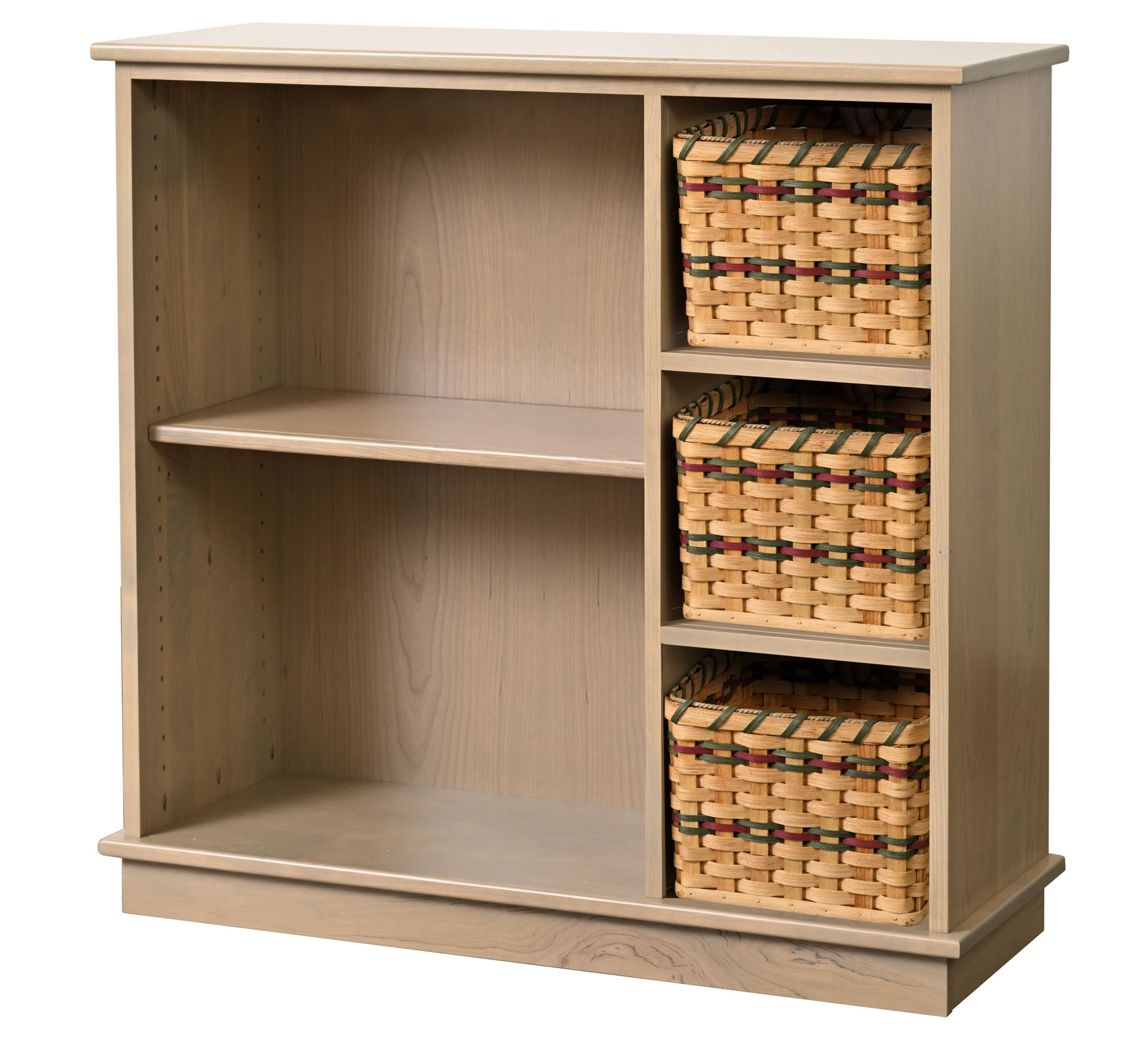 Sommerset Basket Bookcase Cabinet