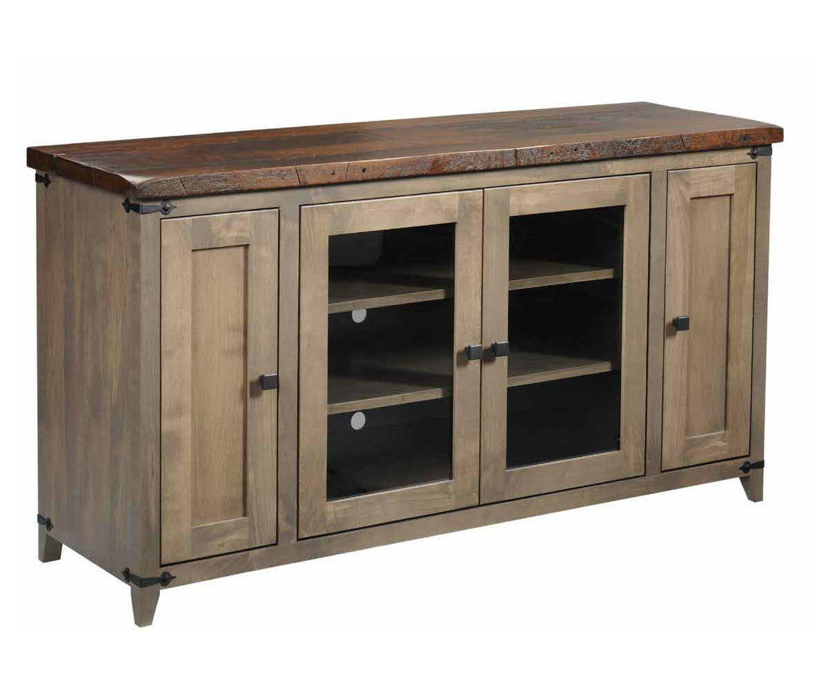 Frontier 60 inch TV Stand with 4 Doors