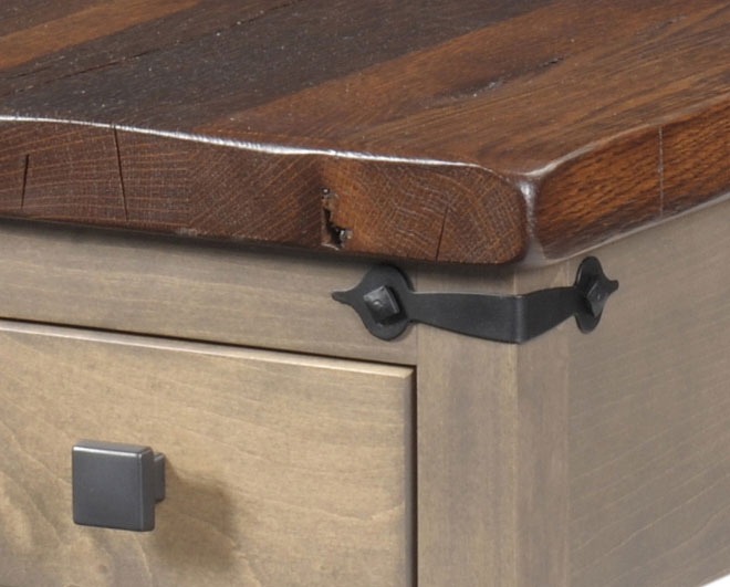 Black Metal Corner Bracket