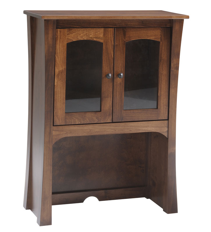 Woodbury Hutch 1588 in Brown Maple with an OCS 117 Stain