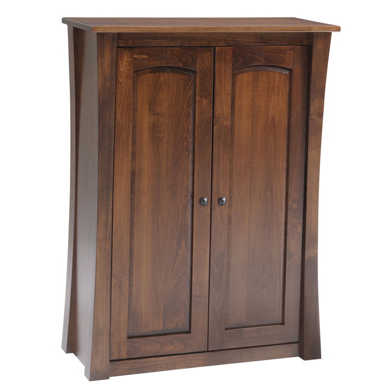 Woodbury Hutch 1589 in Brown Maple with an OCS 117 Stain