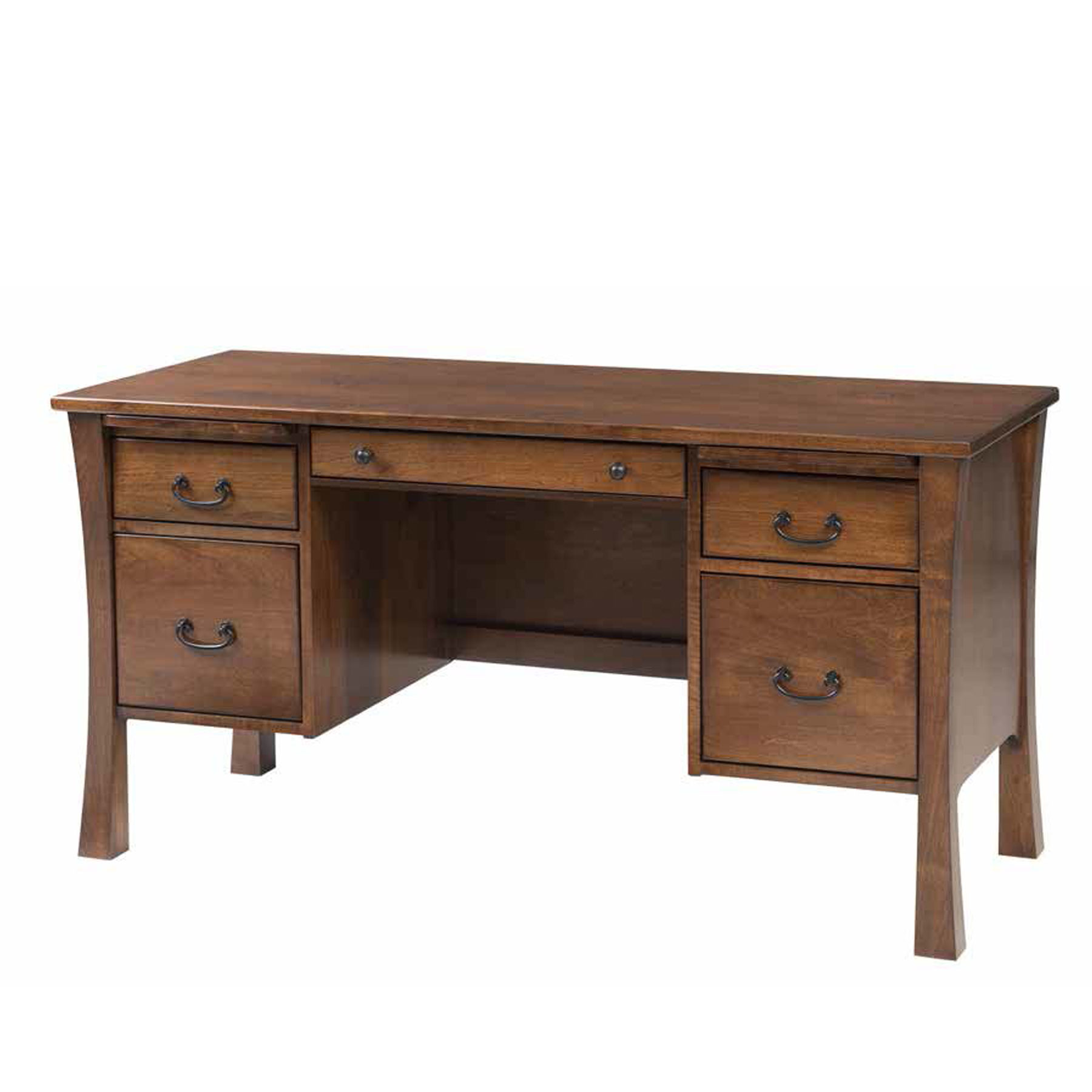 Woodbury 60 inch 5 Drawer Credenza Desk