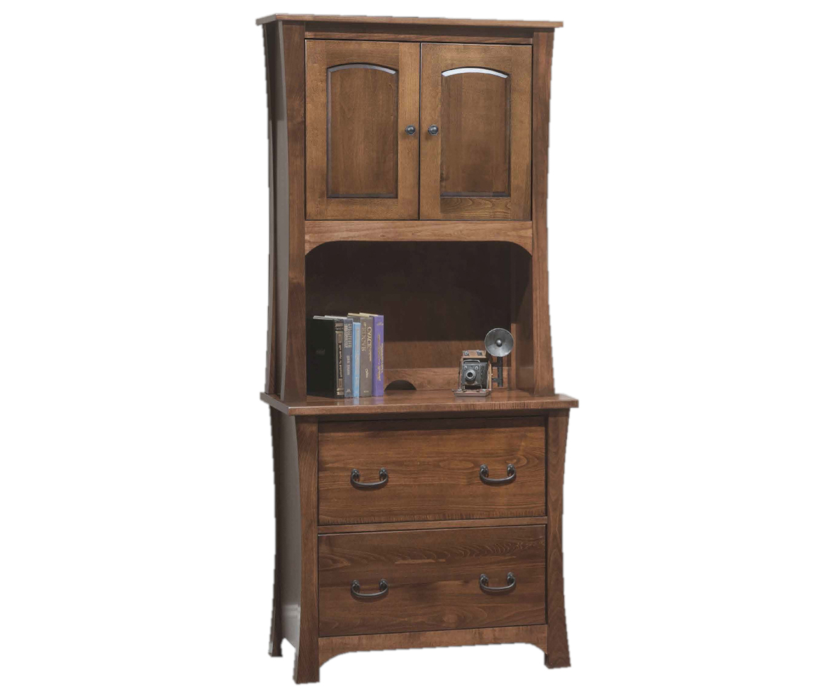 Woodbury Lateral File and Hutch (sold separately)