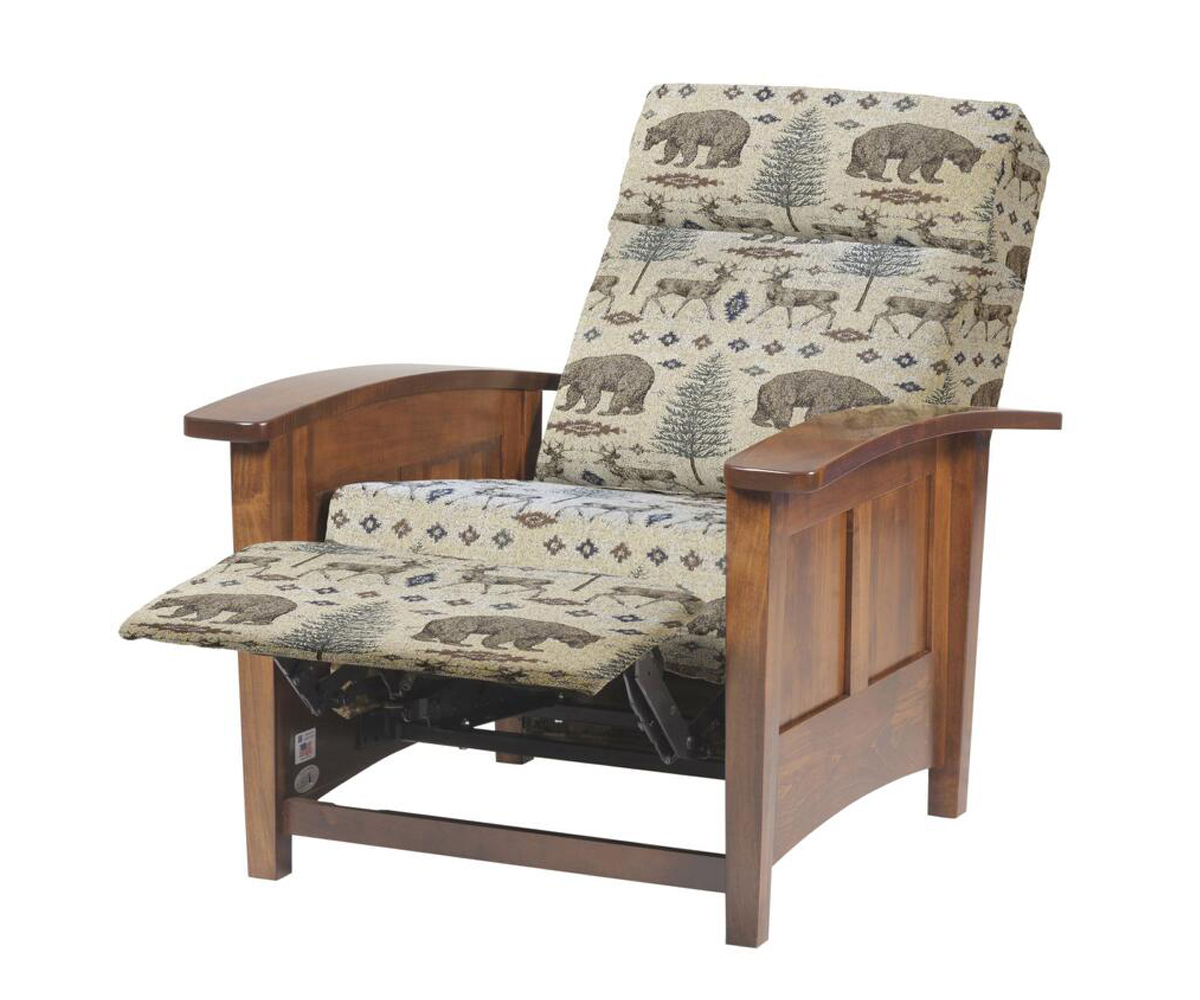 Woodland Shaker Recliner Open