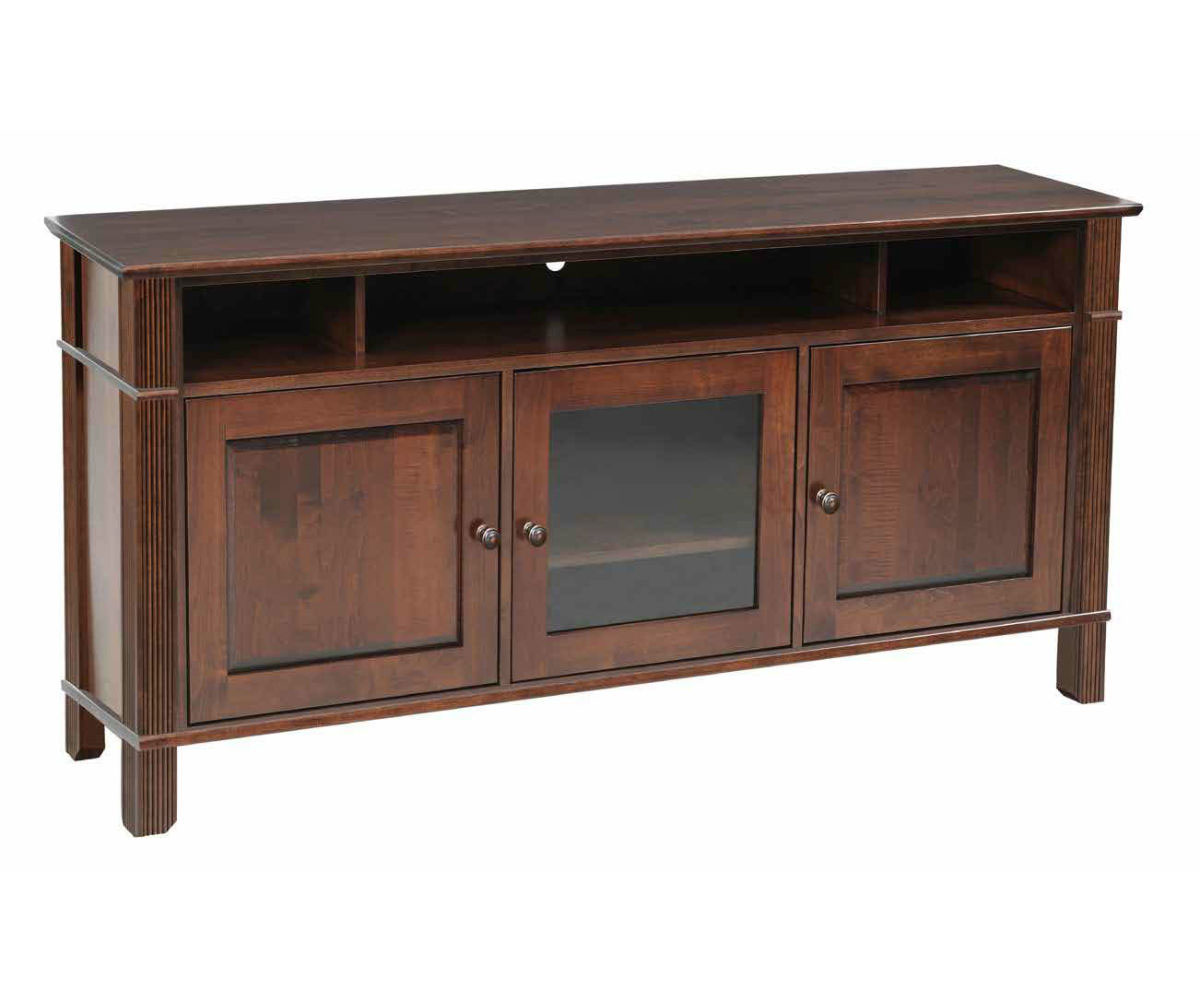 Arlington TV Stand with 3 Drawers and Open Top Shelf