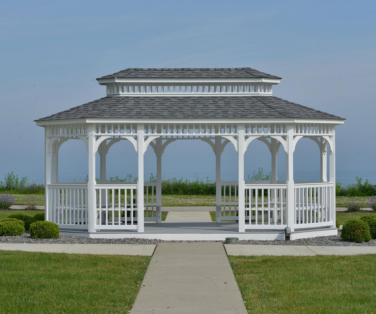 Belmont Vinyl Oblong Gazebo