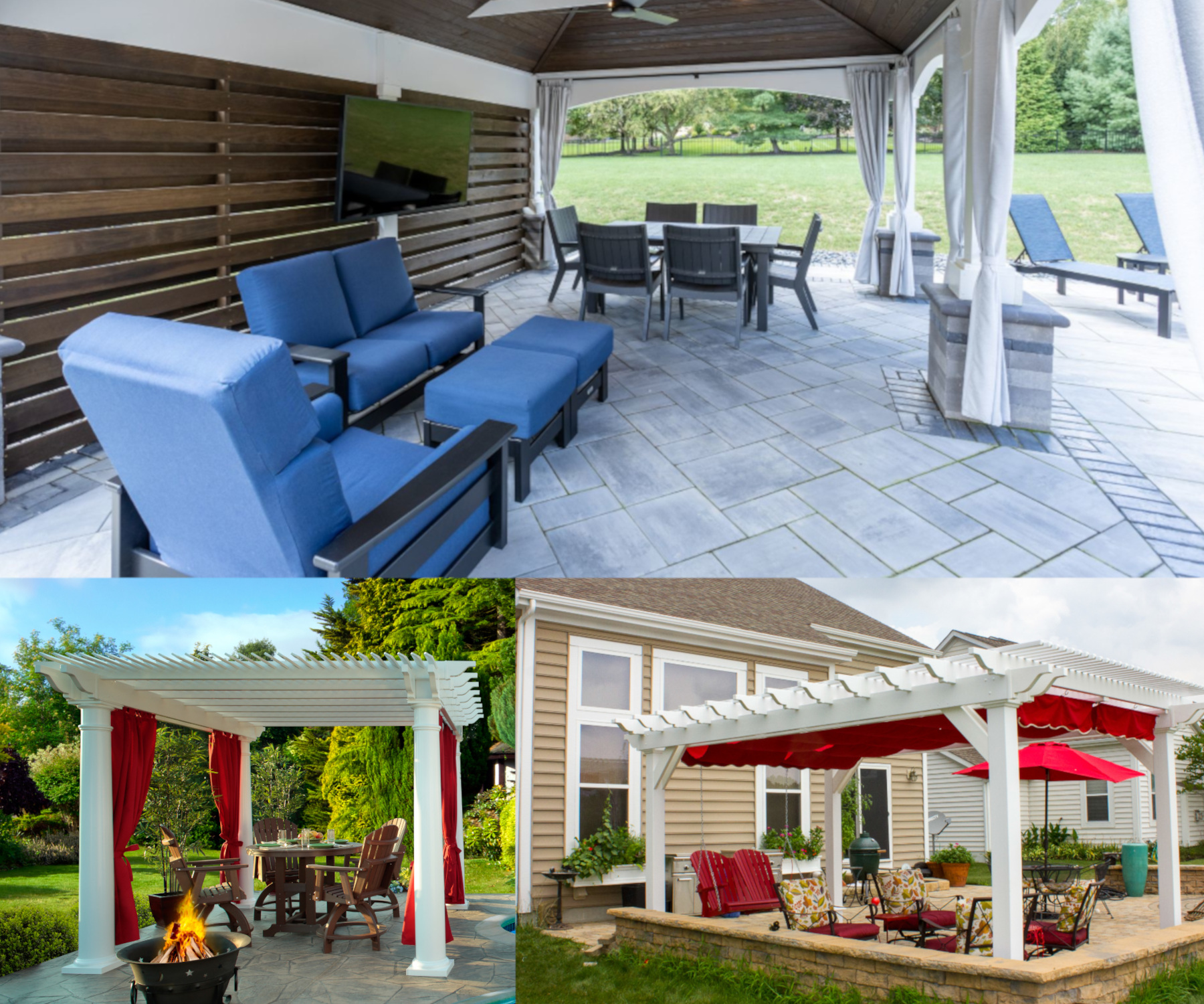 Pergola & Pavilion Curtains, Privacy Panels and Dia Shade