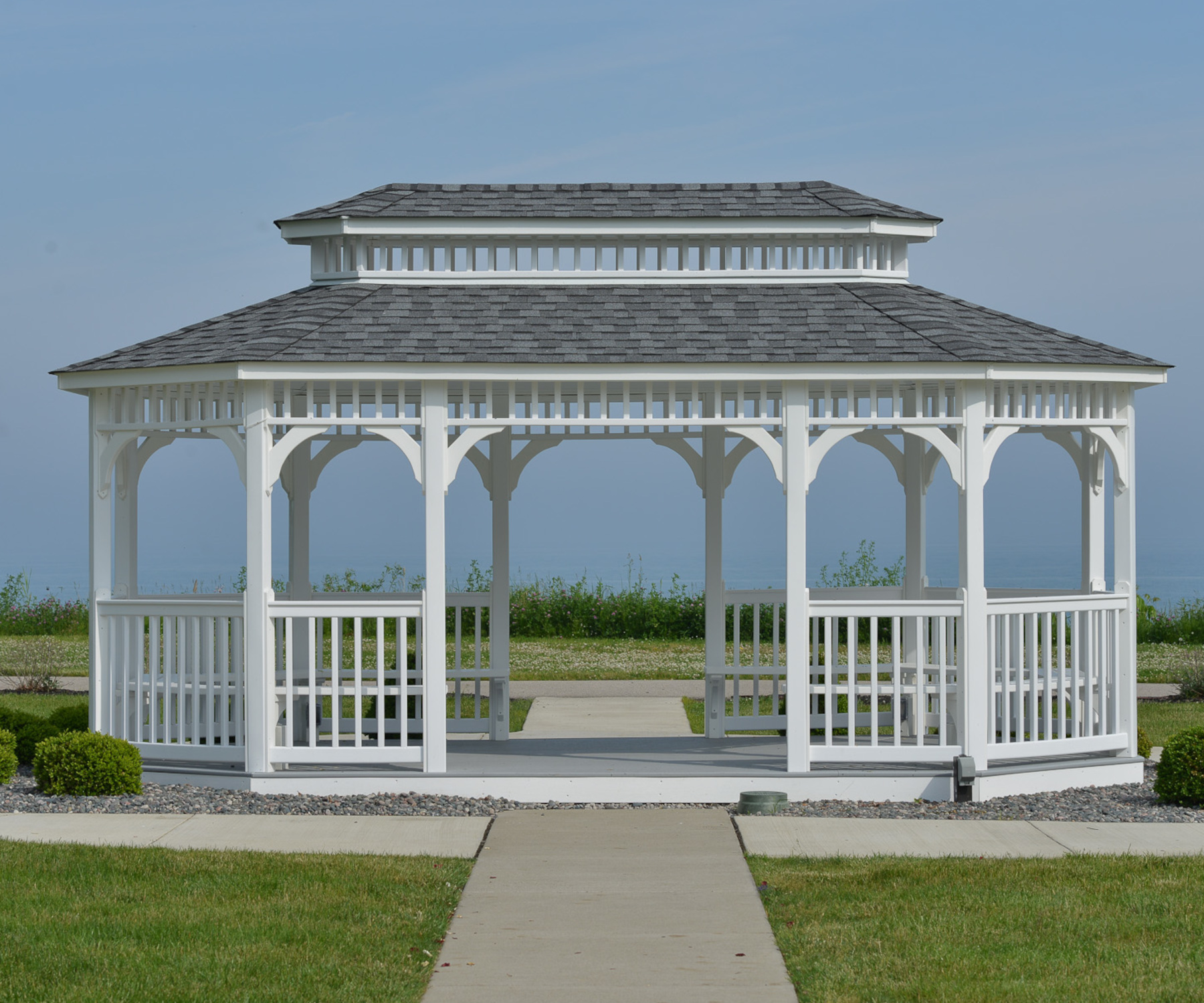 Belmont Vinyl Oblong Gazebo