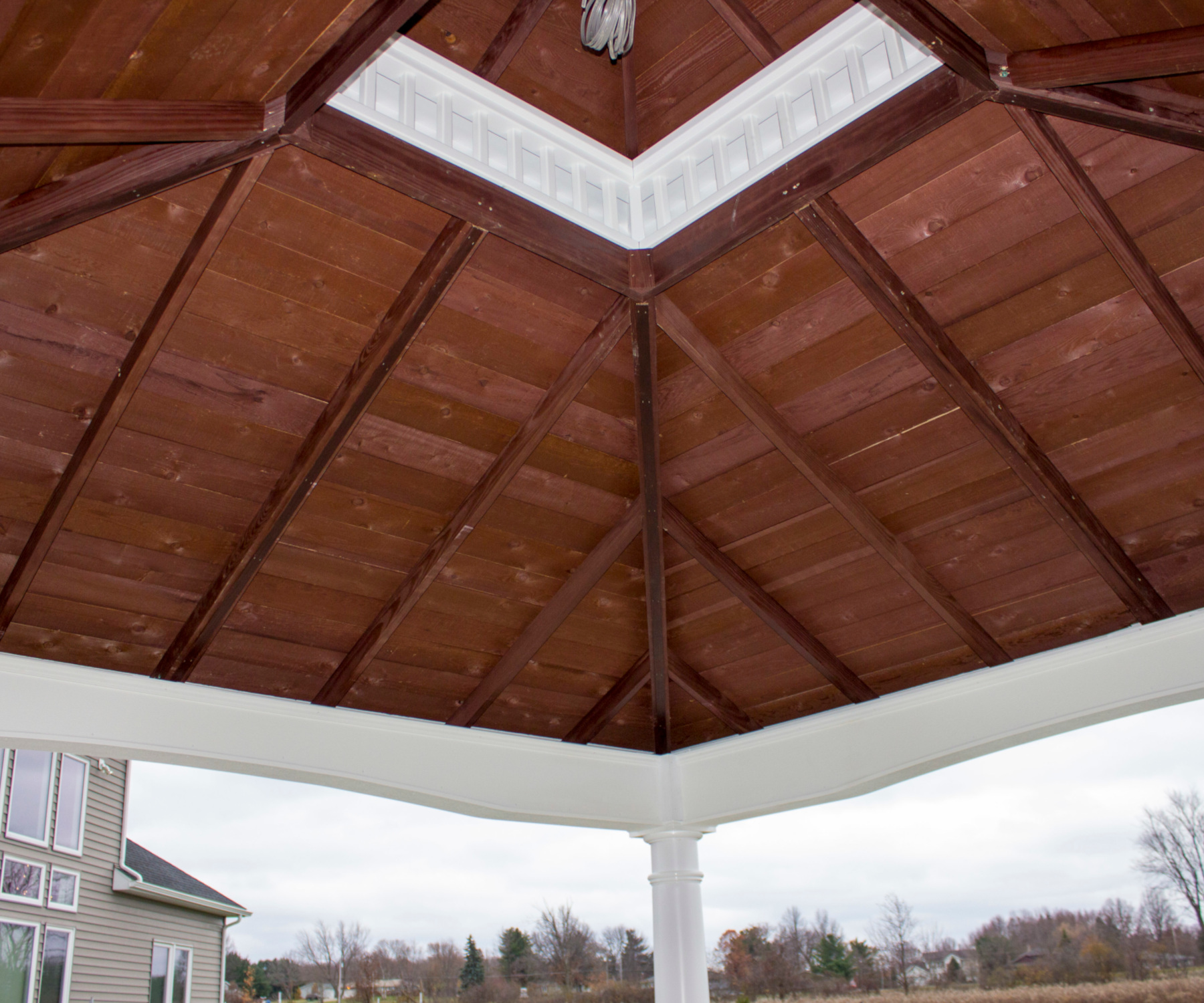 Solid Stain Ceiling Mahogany