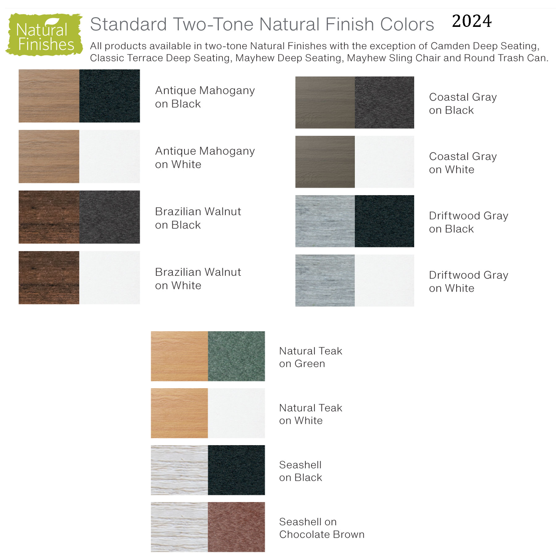2024 Color Options