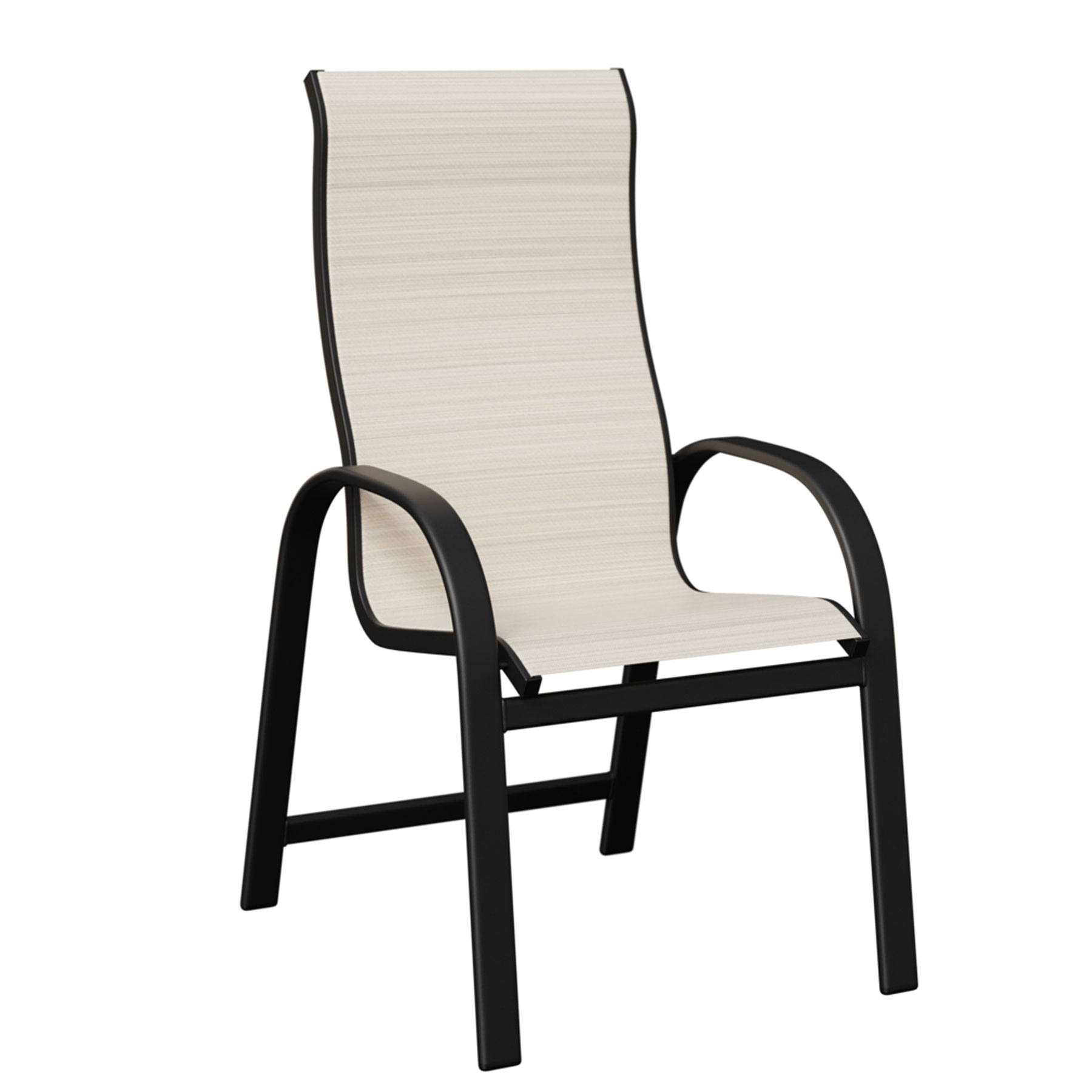 Murphy Aluminum High Back Sling Dining Chair