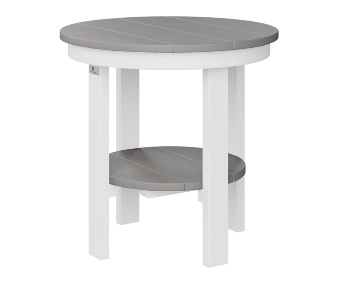 Round Poly End Table - Dining Height