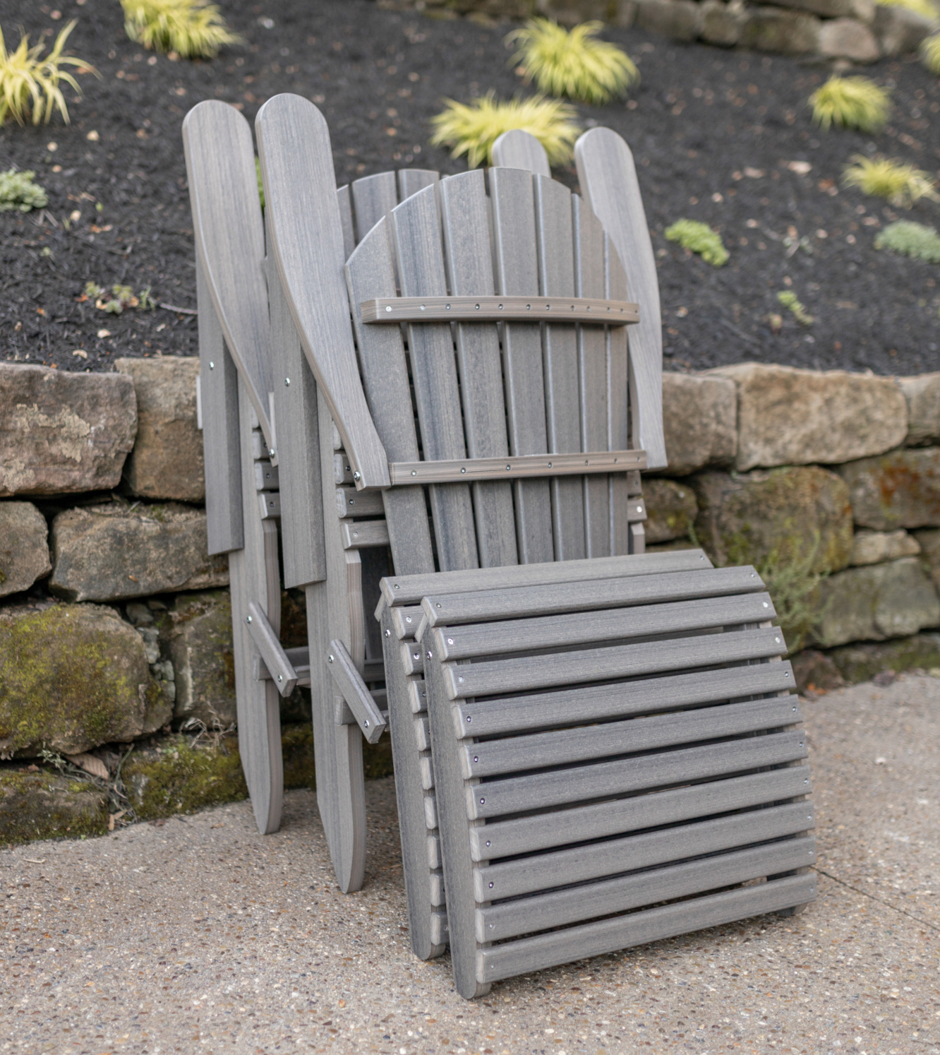 Comfo-Back Folding Adirondacks Folded 