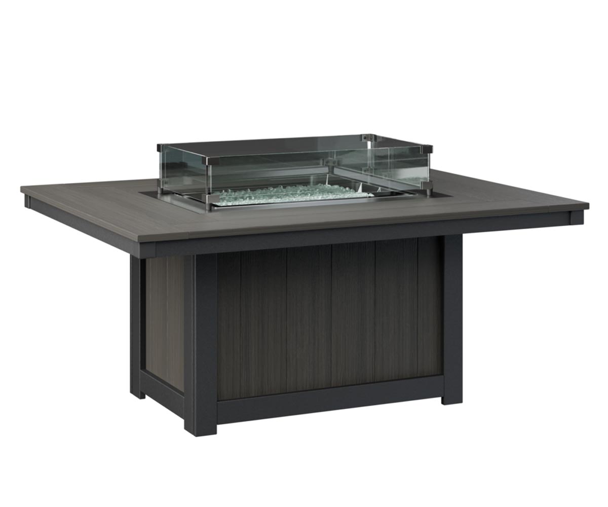 Donoma Poly-Top 42 x 54 Rectangular Fire Pit