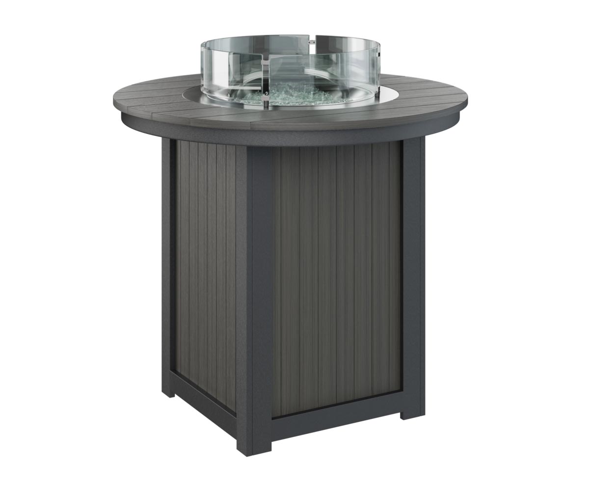 Donoma Poly-Top Bar Height Fire Table