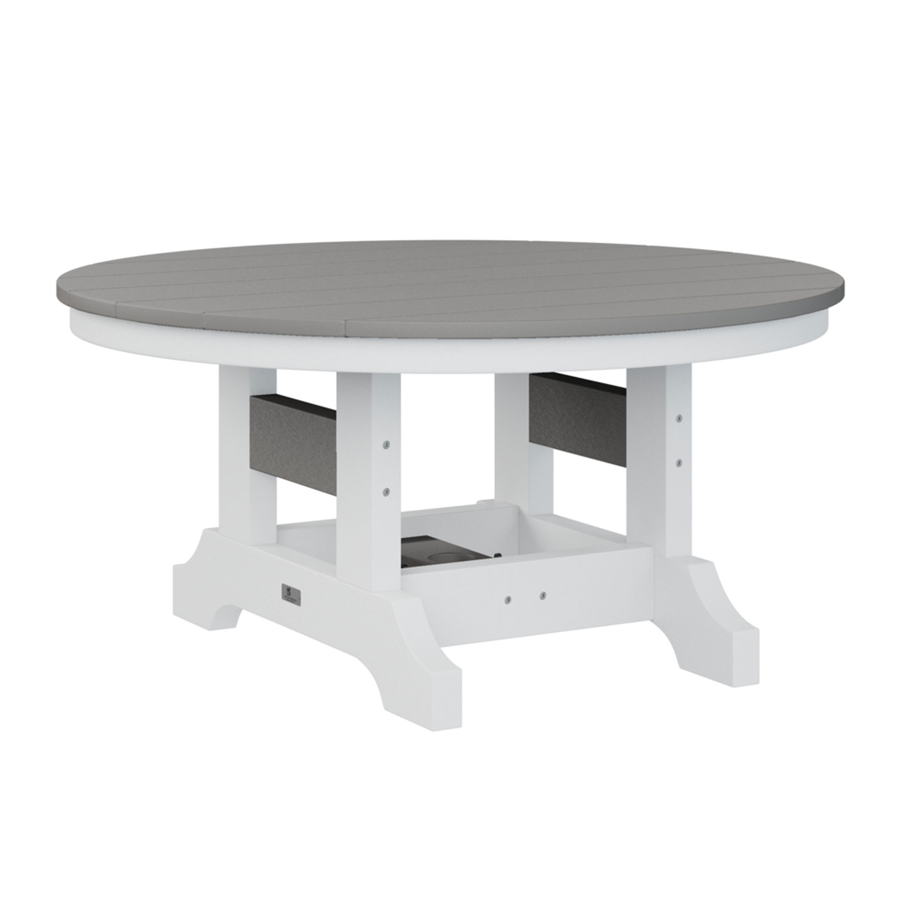 Garden Classic 38 inch Round Poly Conversation Table