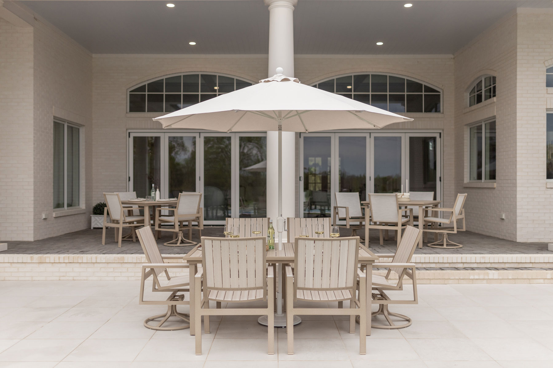 Vida 44" x 73" Poly Top Dining Height Table