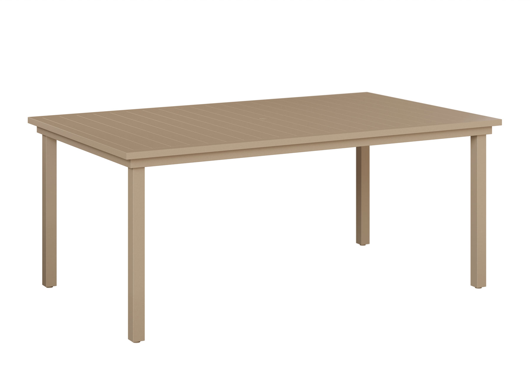 Vida 44 x 73  Aluminum Top Dining Table