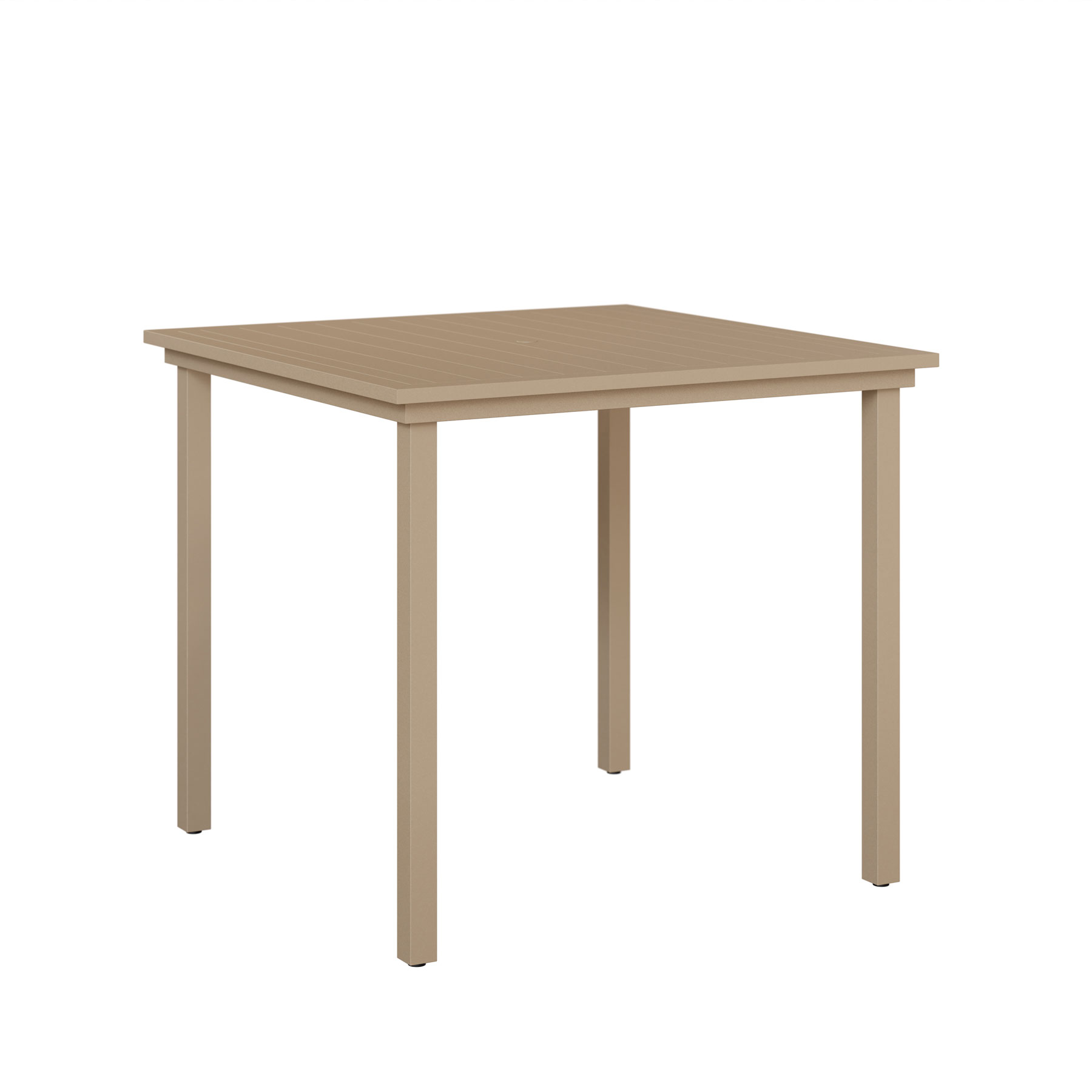 Vida 44 inch Square Aluminum Top Bar Table