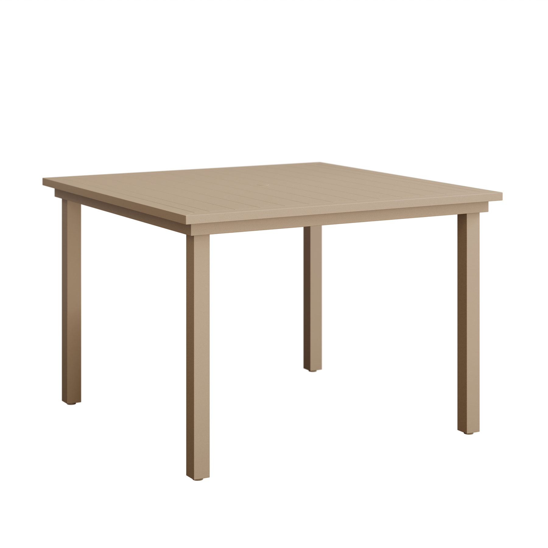 Vida 44 inch Square Aluminum Top Dining Table
