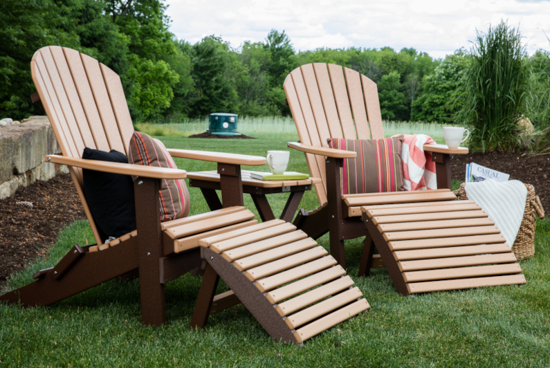 Folding Adirondack Footstool by Berlin Gardens