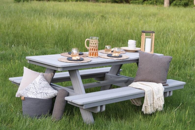 Rectangular Poly Picnic Table by Berlin Gardens