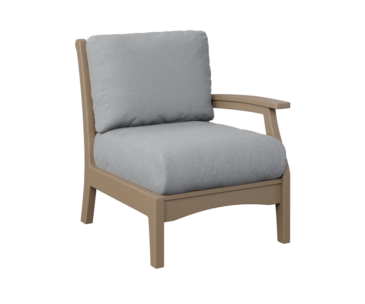 Classic Terrace Left Arm Sectional Club Chair By Berlin Gardens