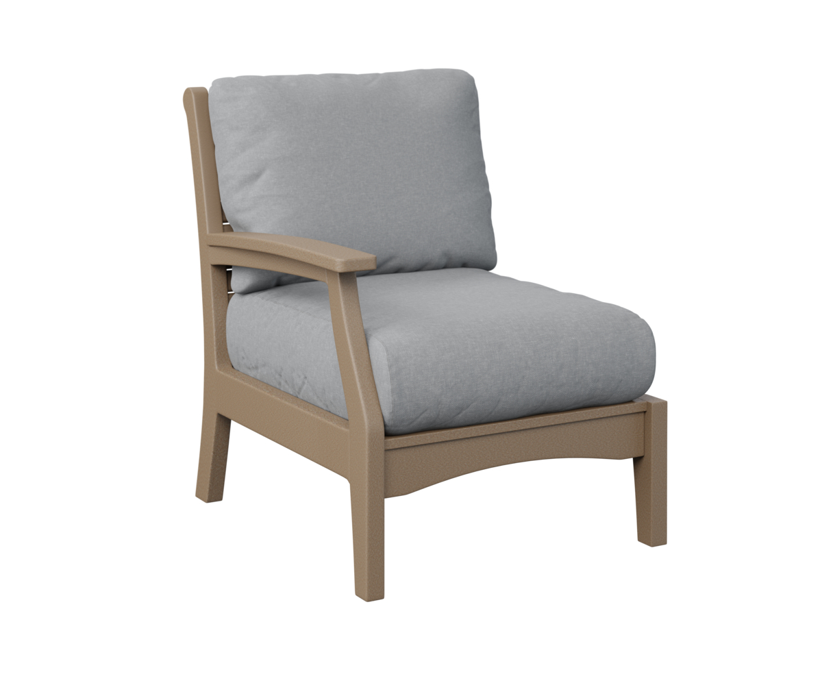 Classic Terrace Right Arm Sectional Club Chair By Berlin Gardens