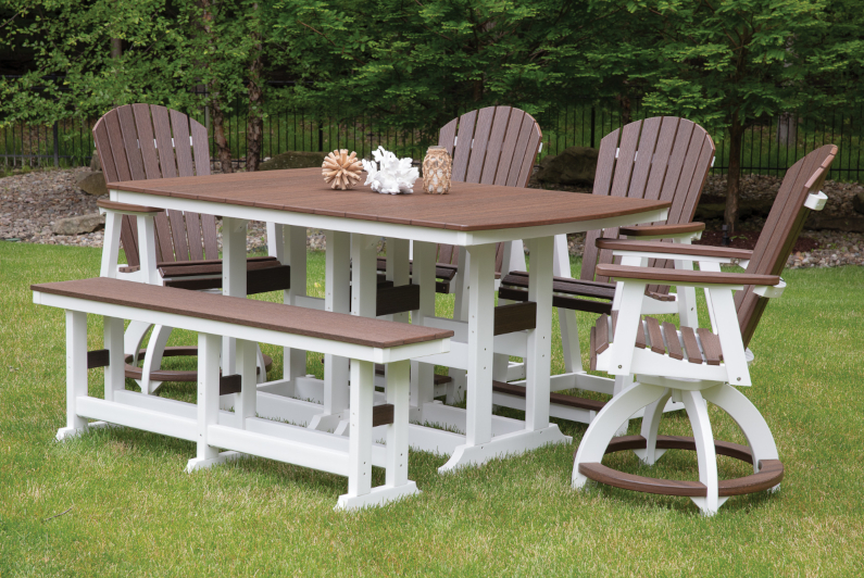 Garden Classic Table with Dining Bench by Berlin Gardens