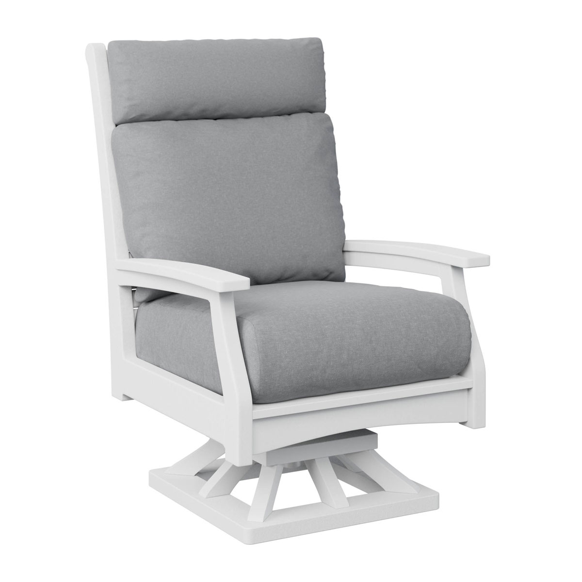 Classic Terrace High Back Swivel Rocker