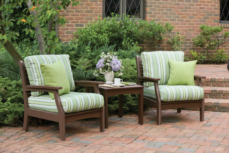 Classic Terrace with Chocolate Frame