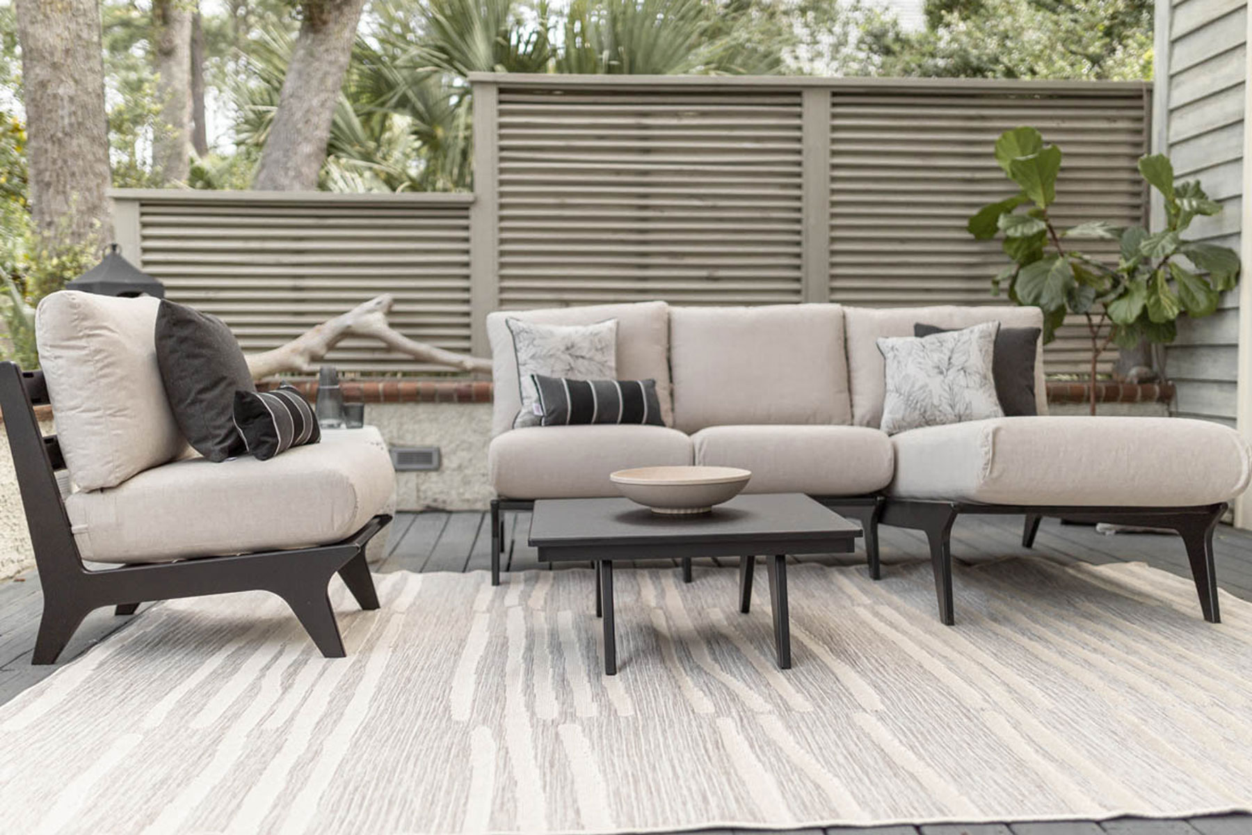 Sunbrella Cushions on the Hartley Collection