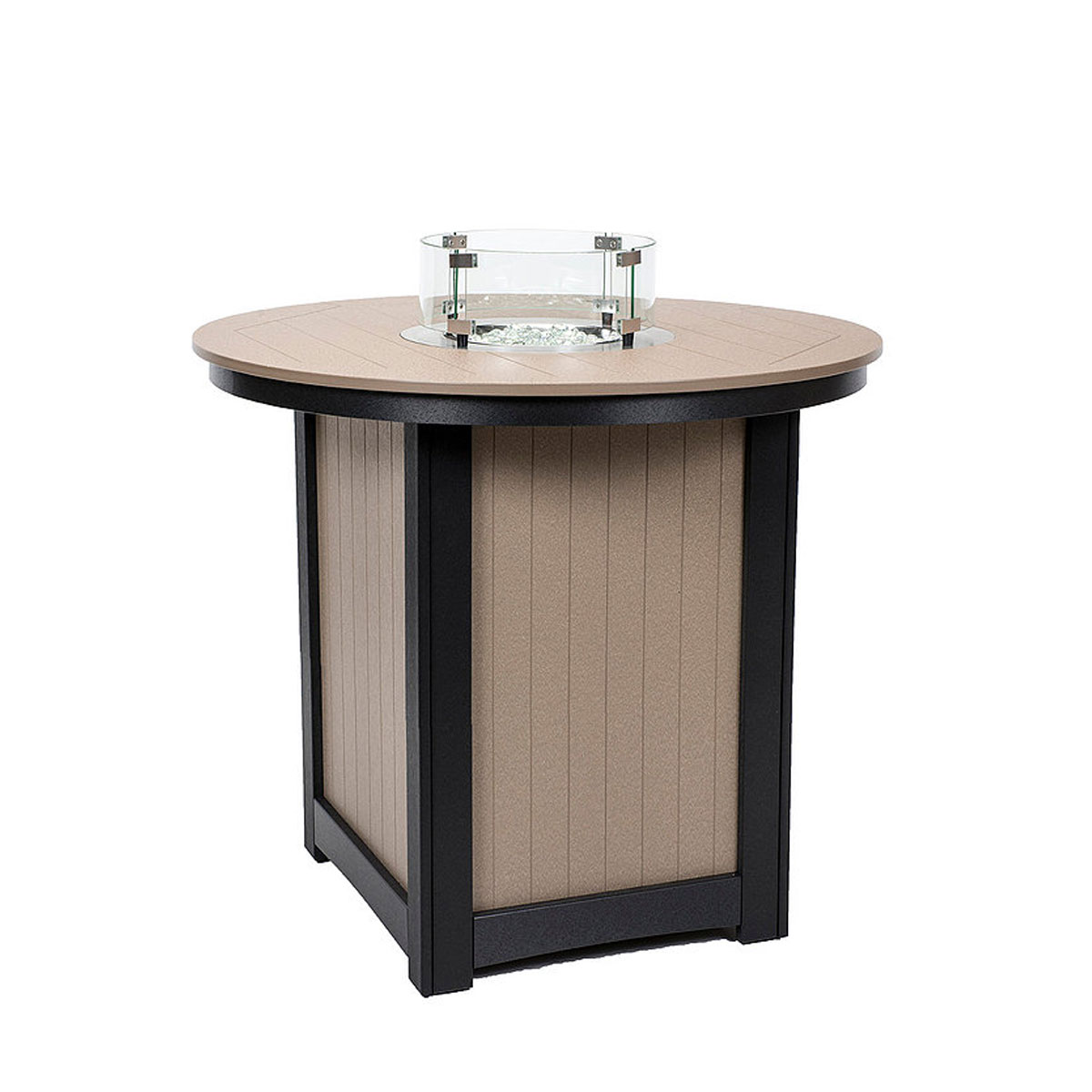 Donoma Poly-Top Bar Height Fire Table