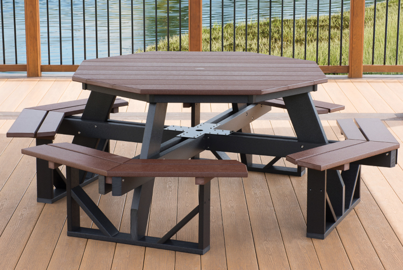 Octagon Poly Picnic Table by Berlin Gardens