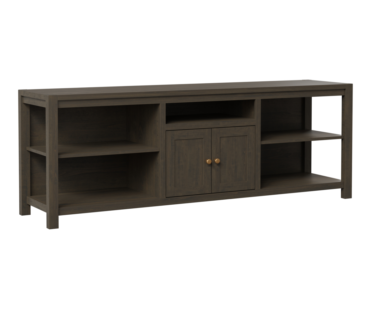 Brantbury 84" TV Stand with Wood Doors