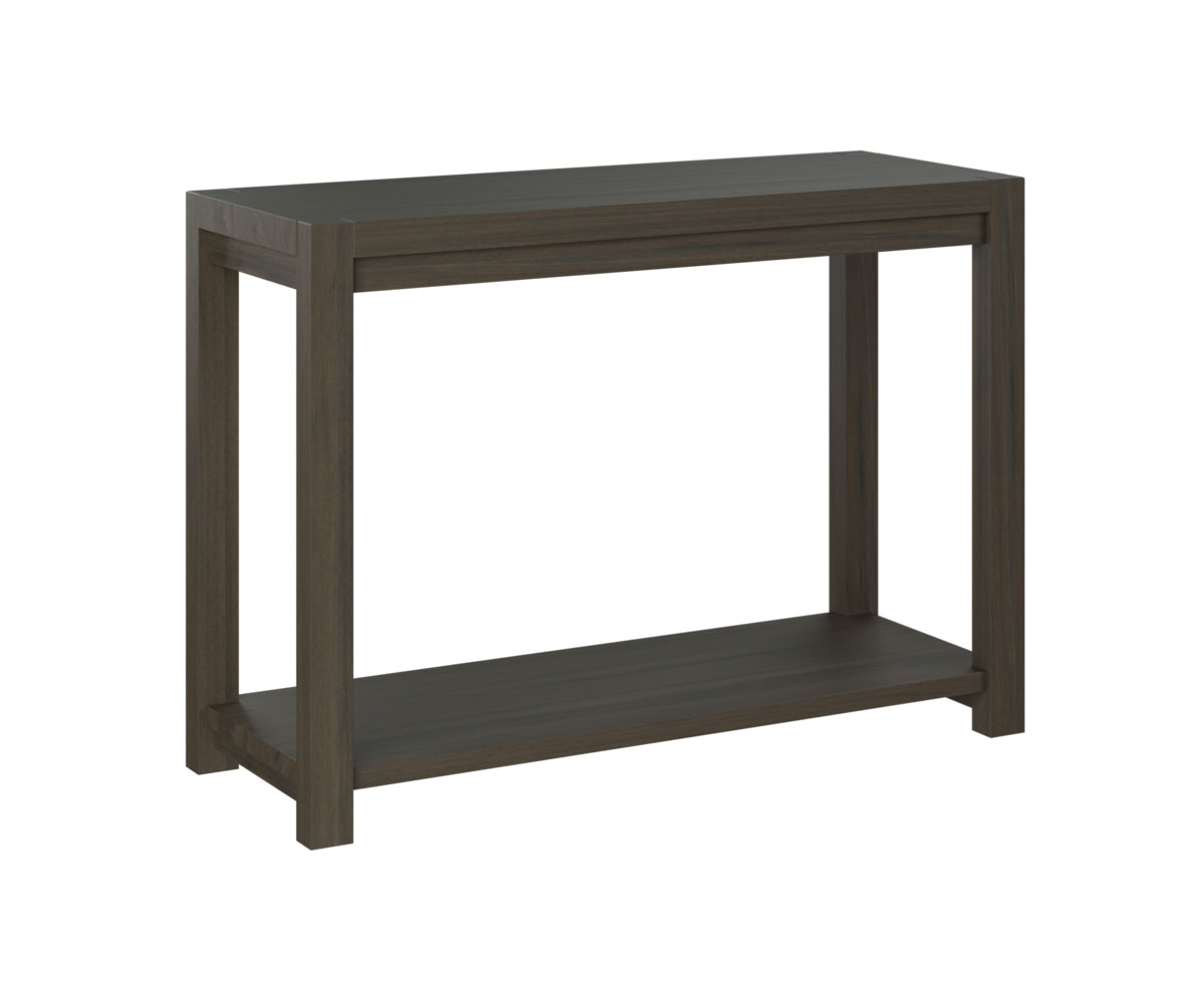 Brantbury Sofa Table  shown in Brown Maple with OCS-118 Antique Slate finish.