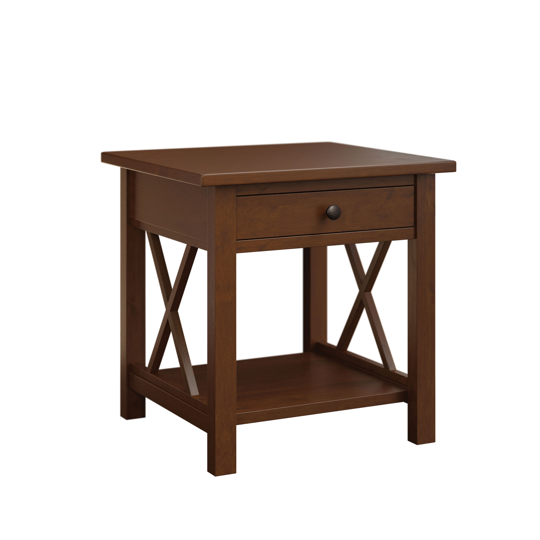 Codeena X Slat End Table