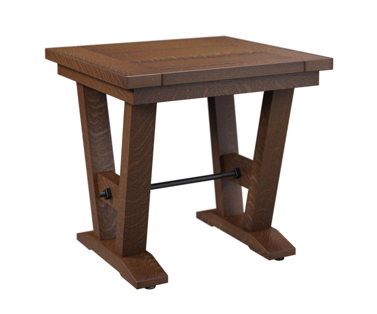 Krofton End Table in Quartersawn White Oak with Hoosier Finish