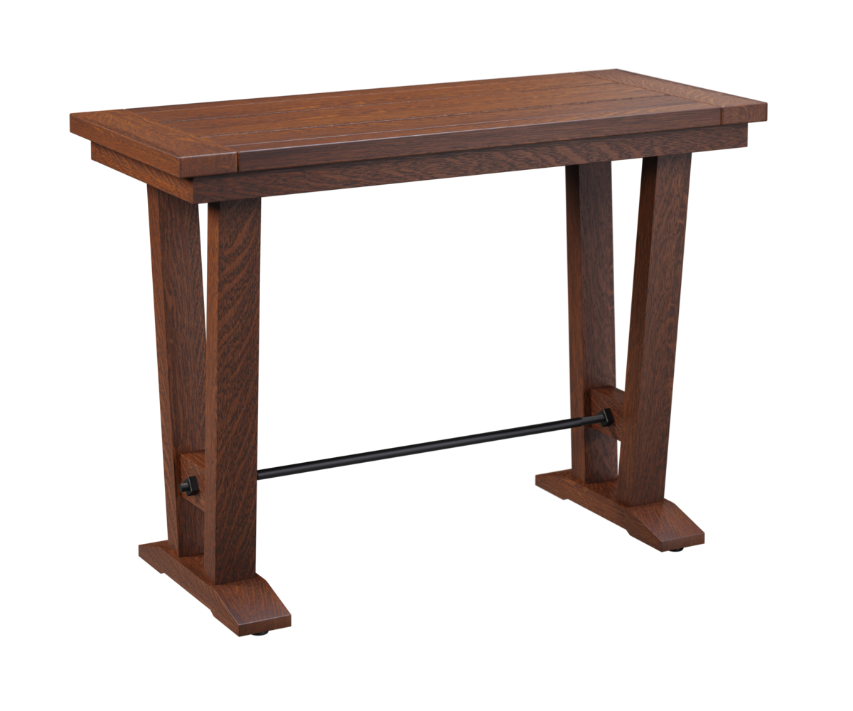 Krofton Sofa Table in Quartersawn White Oak with Asbury Finish
