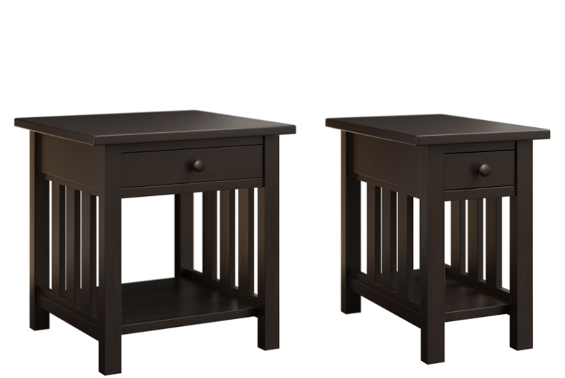 Myles Three Slat End Tables