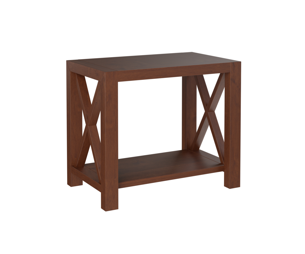 Stillmore Chairside End Table in Brown Maple with Asbury Finish