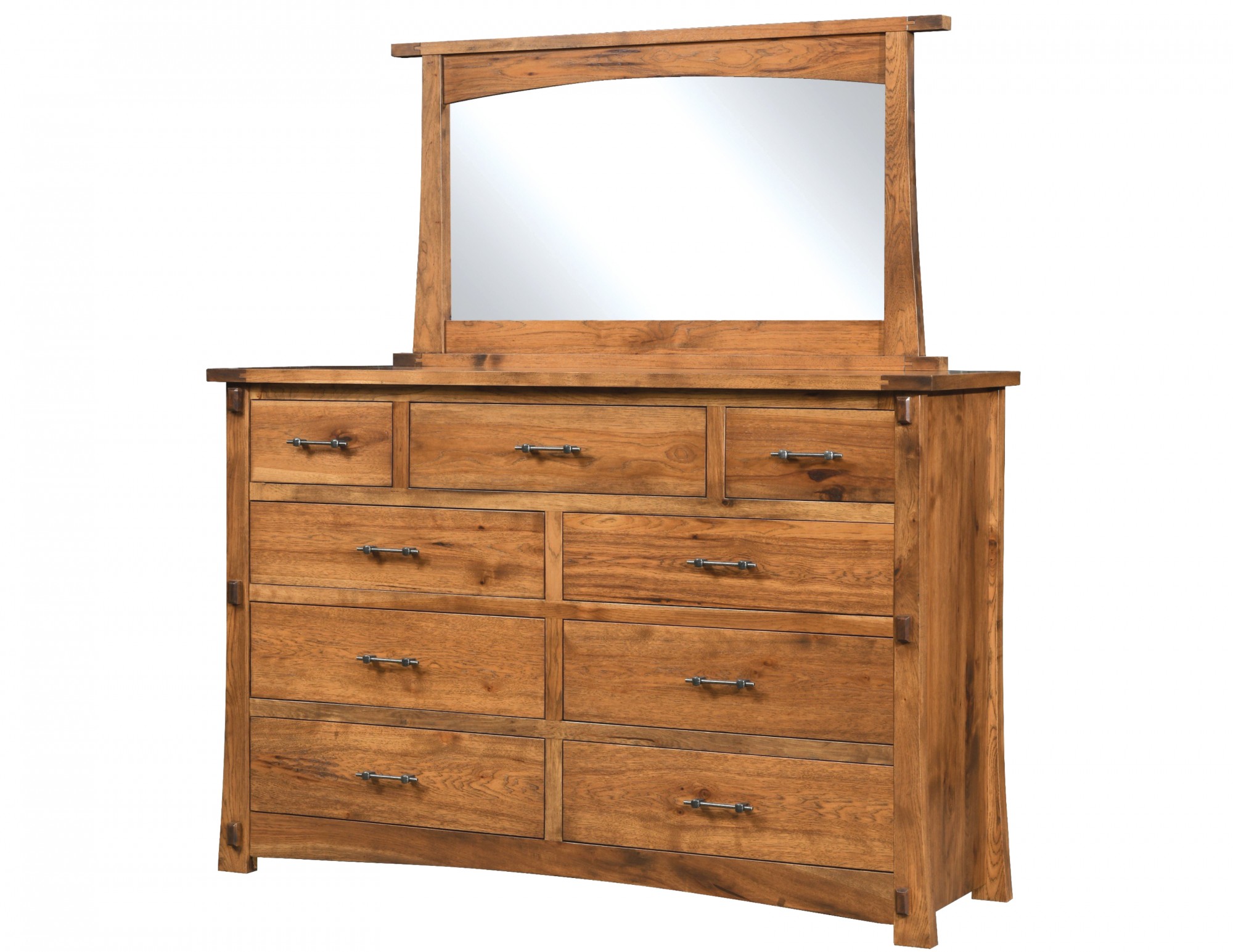 Jack & Jill 9 Drawer Dresser and Mirror 