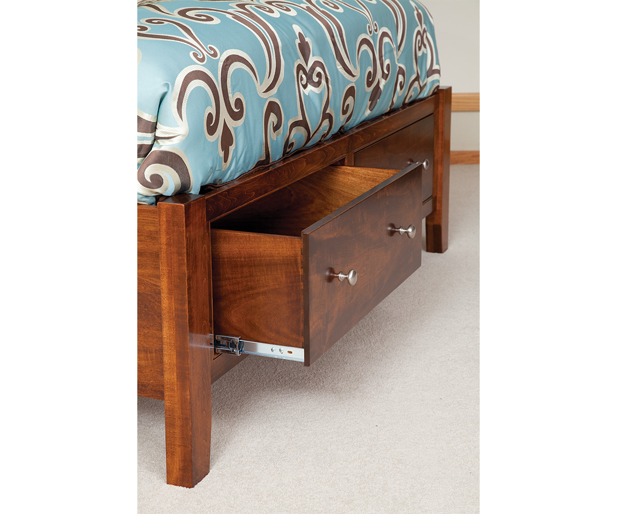 Hyland Park Panel Bed Storage Drawer Option